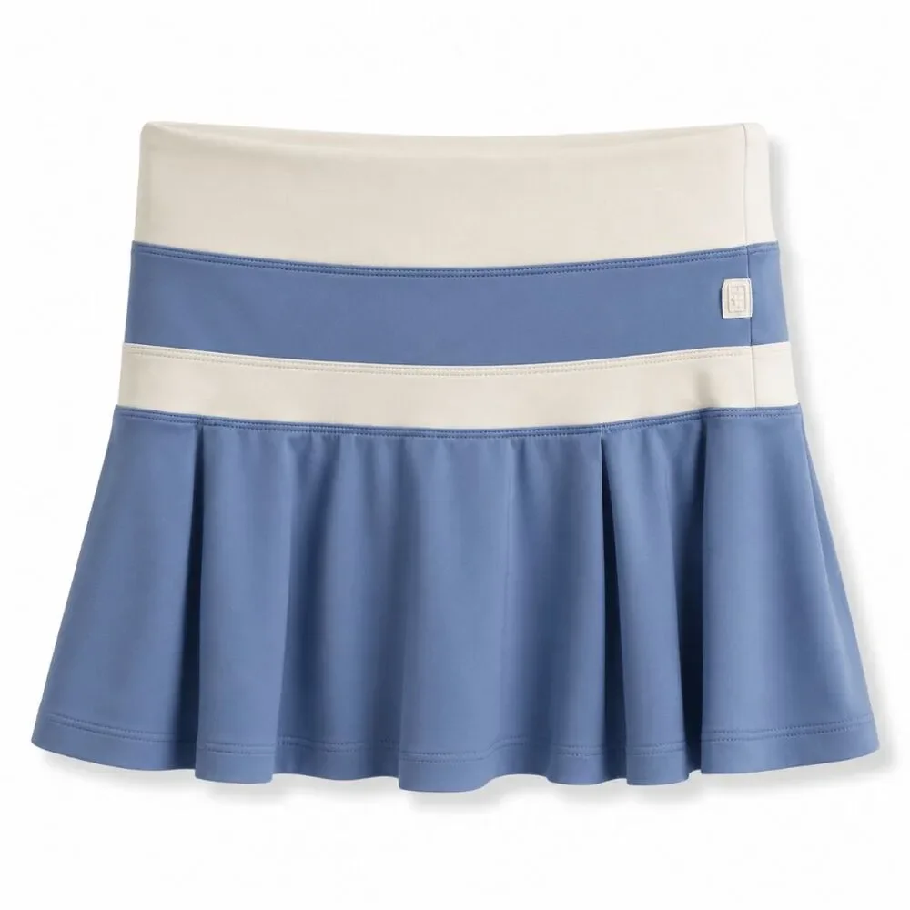 NIKE Pleated Blue/White Tennis Skirt Size XS